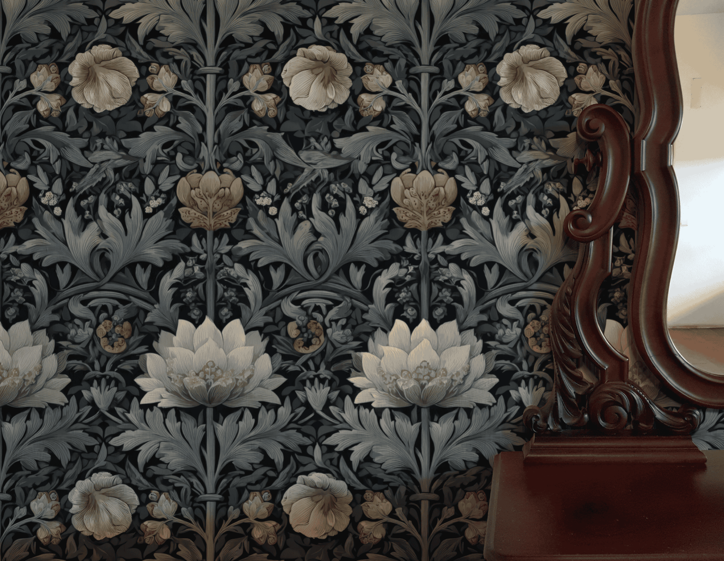 Flora Nocturne Wallpaper