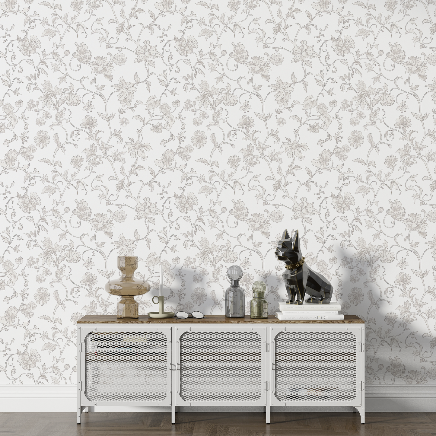 Ivory Blossom Toile