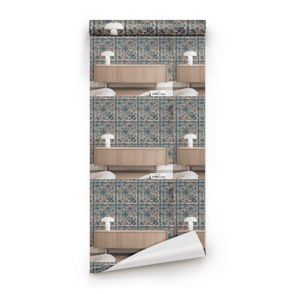 Cobalt Filigree Wallpaper