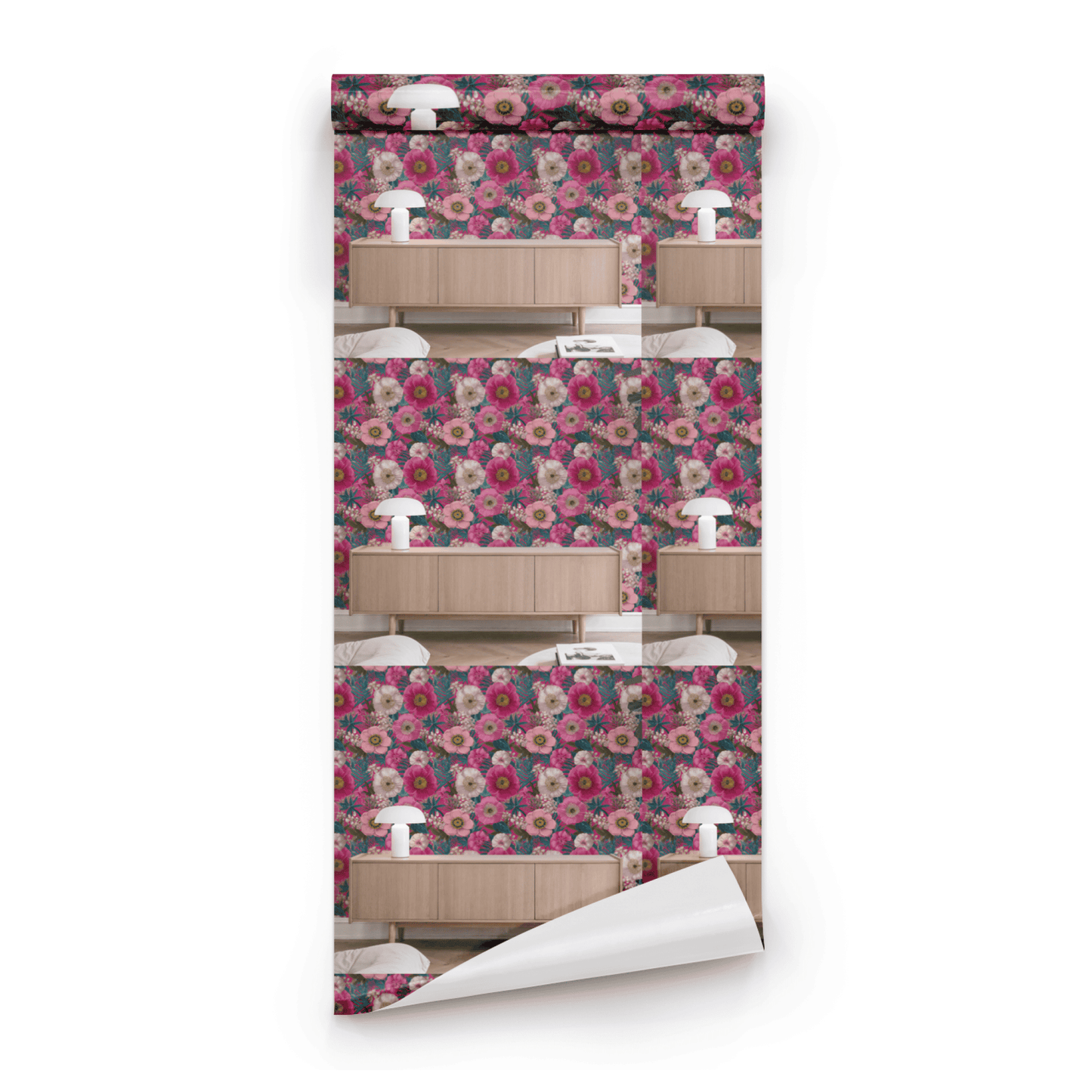 Fuchsia Fern Wallpaper