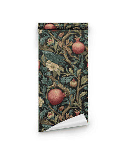 Pomegranate Harmony Wallpaper