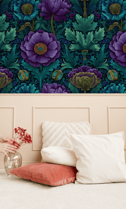 Enchanted Flora Wallpaper