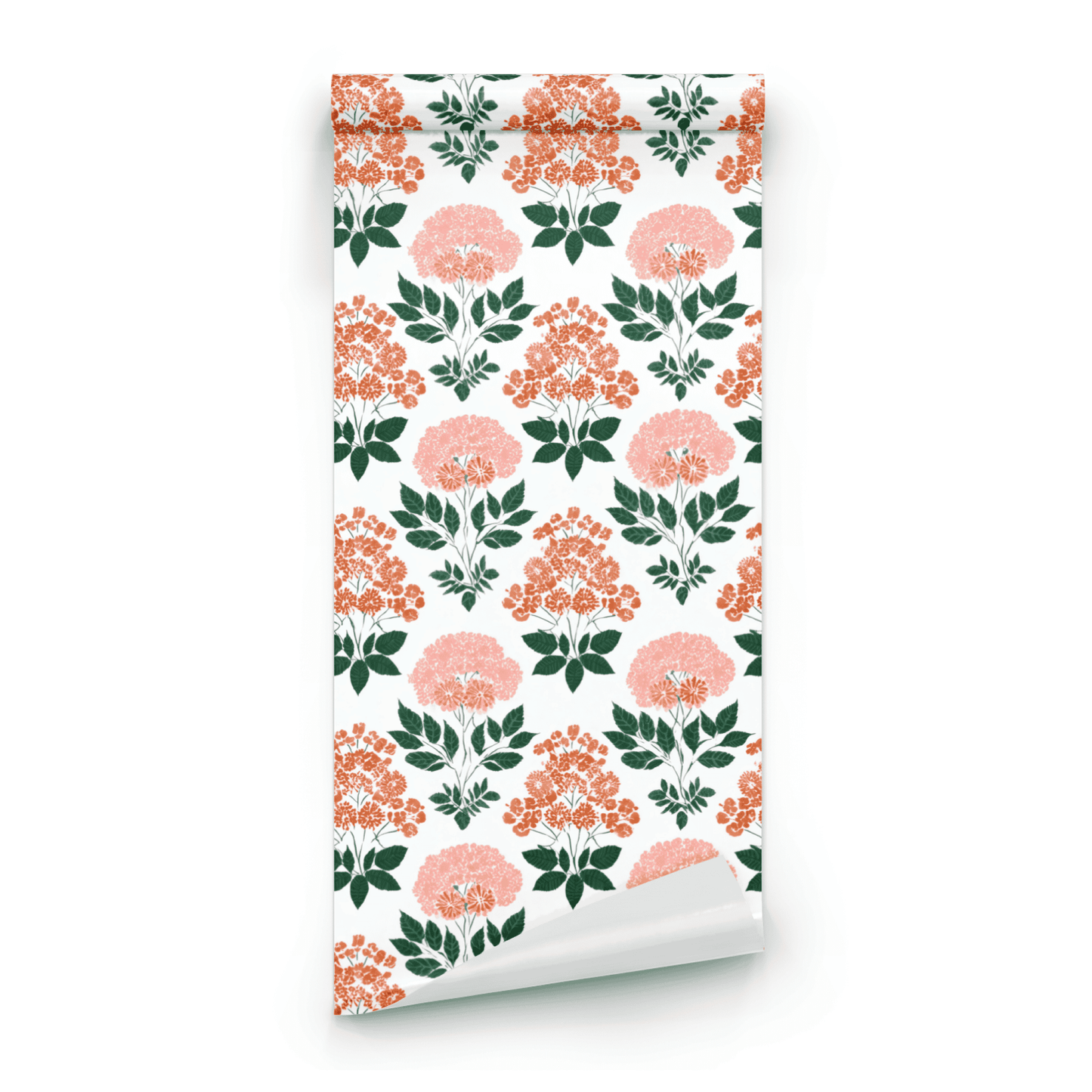 Coral Hydrangea Wallpaper