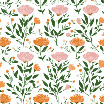 Pink wallpaper with white script characters creating an artistic pattern.