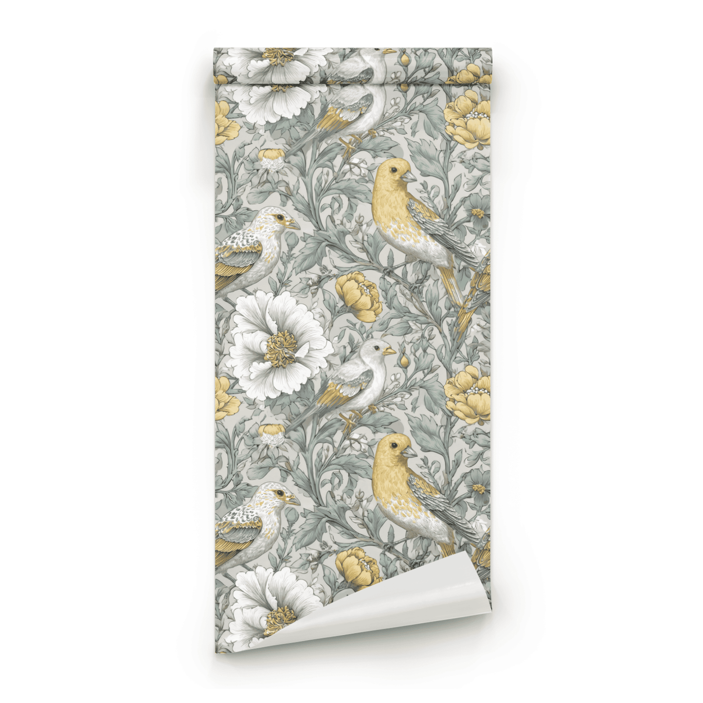 Silver Songbird Wallpaper