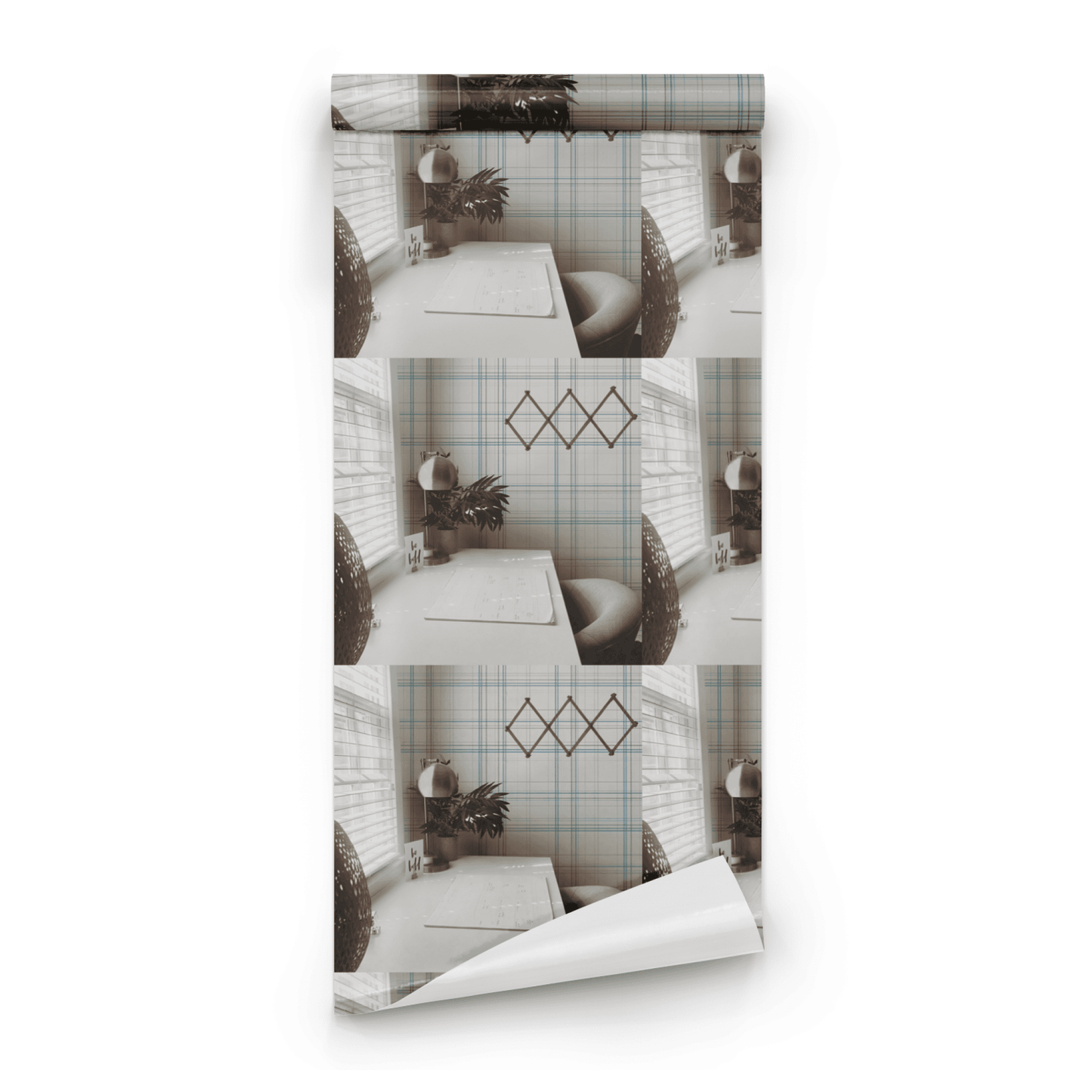 Grid Plaid Wallpaper