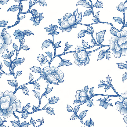 Toile Bleu Garden