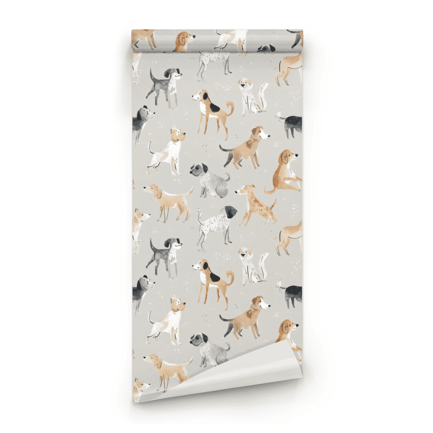 Playful Pups Wallpaper