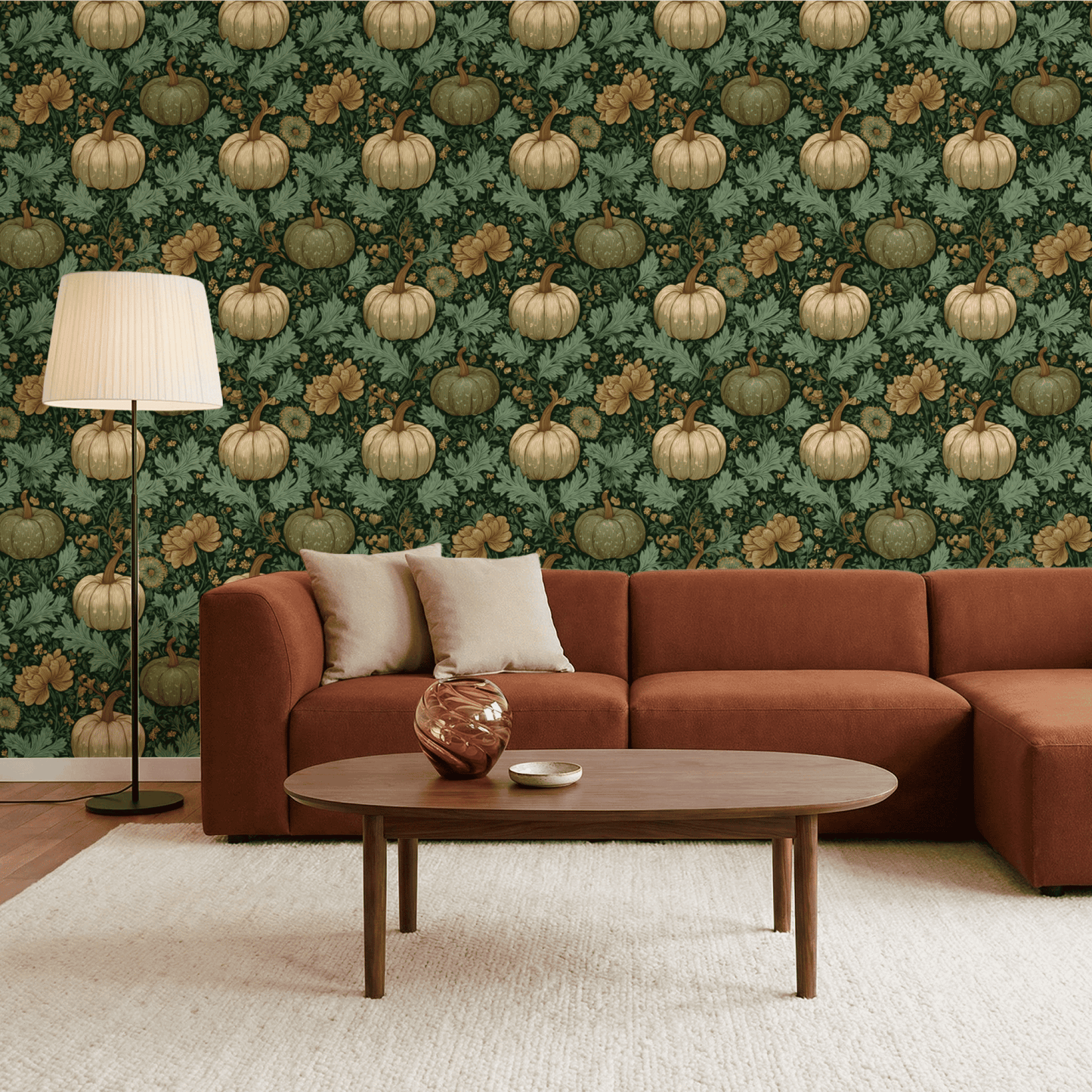 Verdant Pumpkin Wallpaper