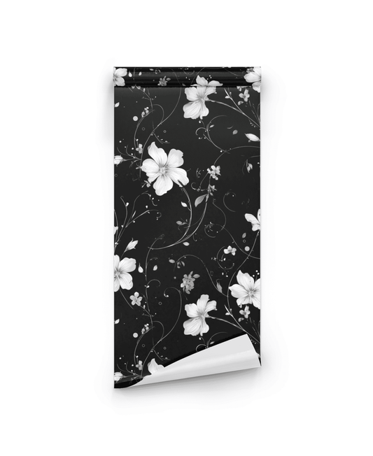 Noir Blossom Wallpaper