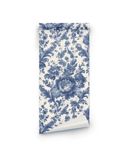 Indigo Blossom Wallpaper