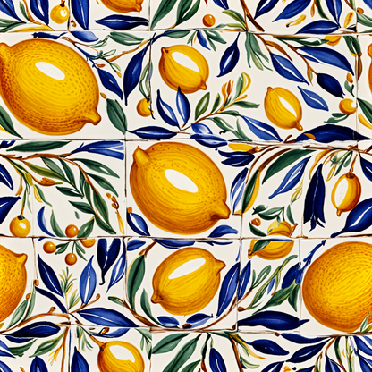 Lemon Fresco Wallpaper