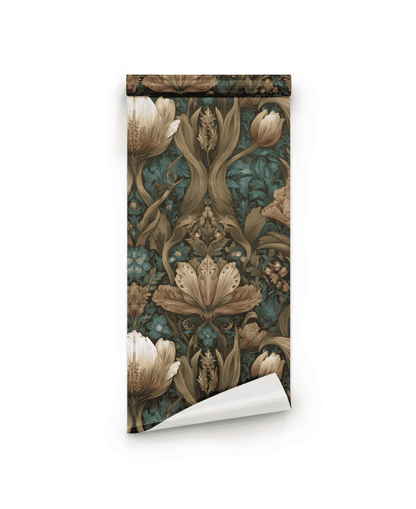 Antique Bloom Wallpaper