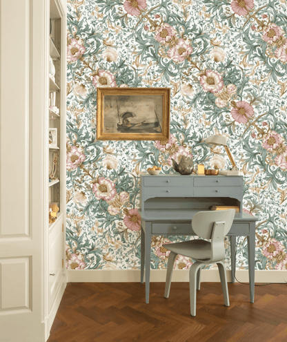 Floral Symphony Wallpaper