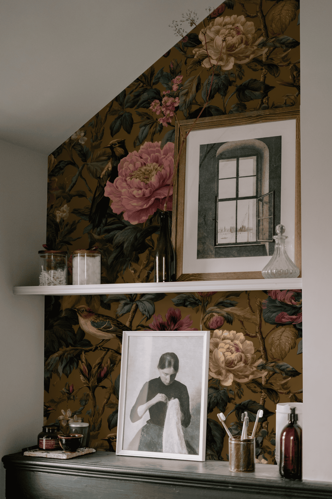 Fleur Aviary Wallpaper