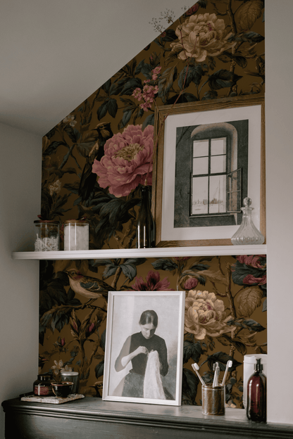 Fleur Aviary Wallpaper