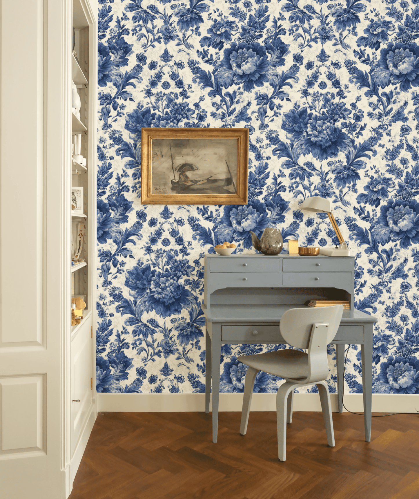 Indigo Blossom Wallpaper