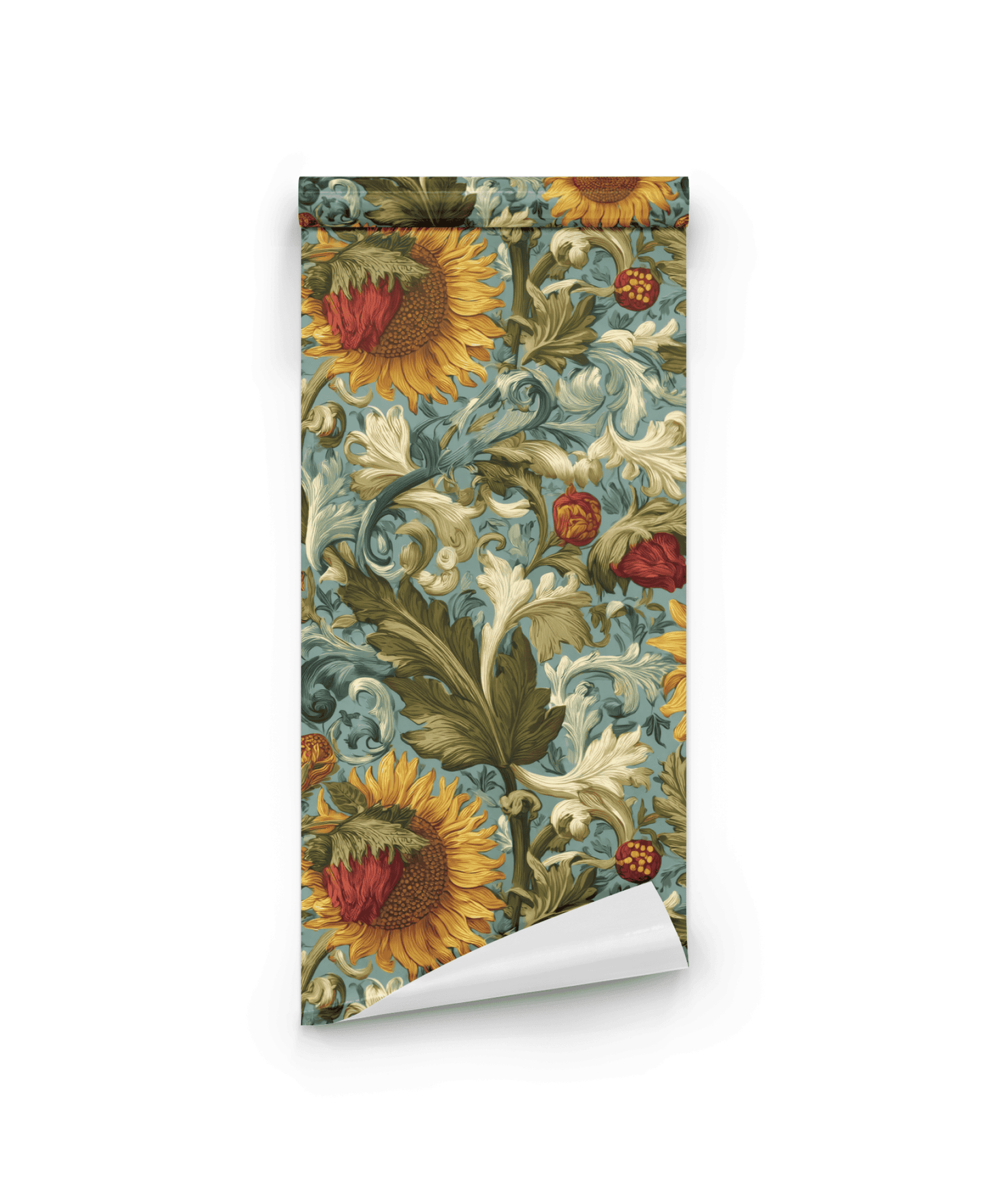 Sunburst Flora Wallpaper