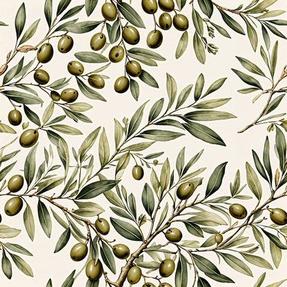 Olive Grove Vintage Wallpaper