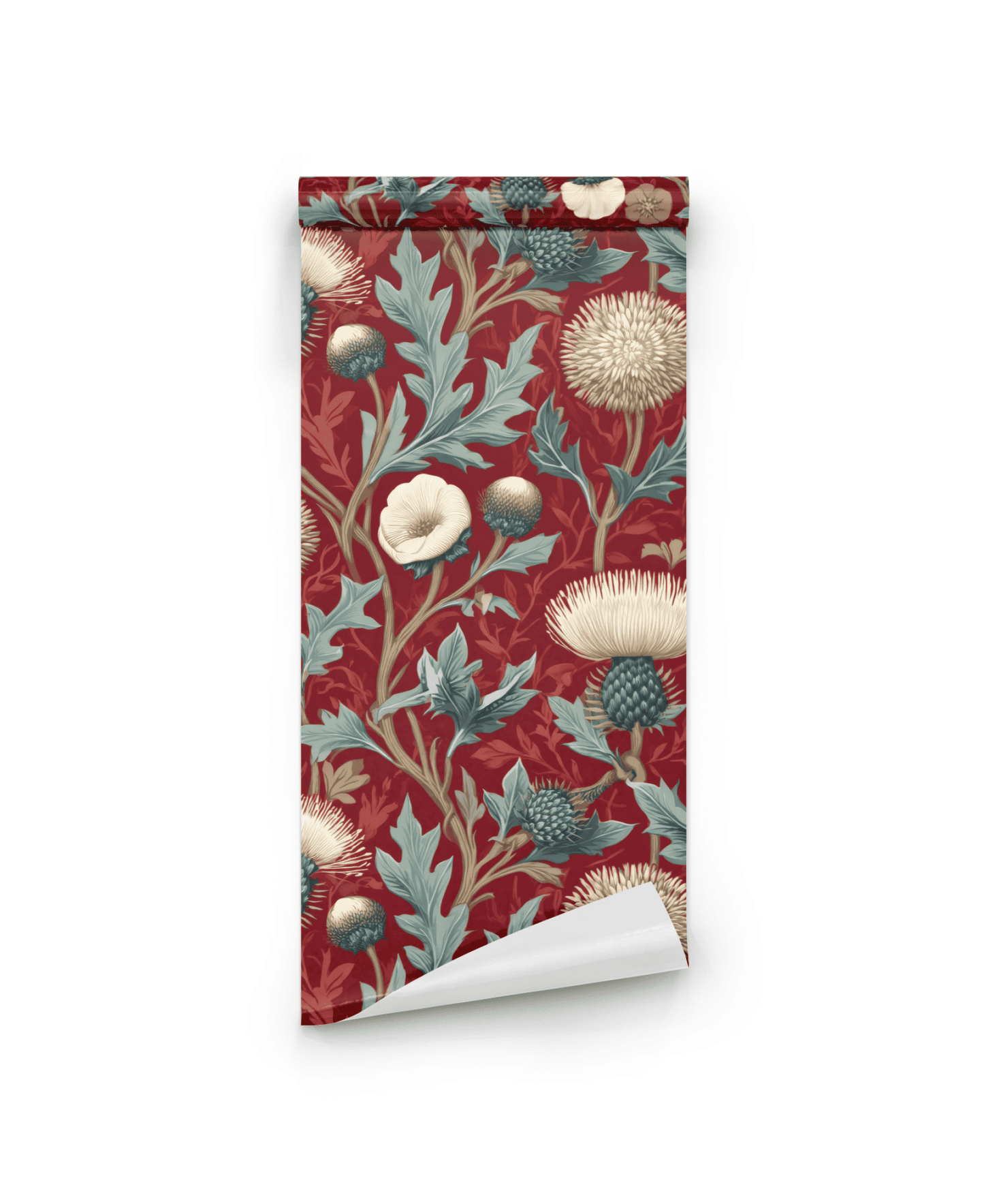 Thistle Scarlet Wallpaper