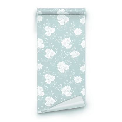 Chalky Flora Wallpaper