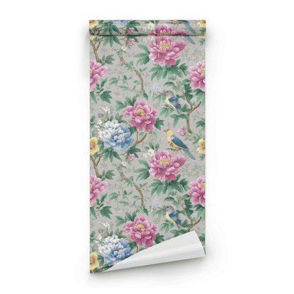 Painted Peony Wallpaper