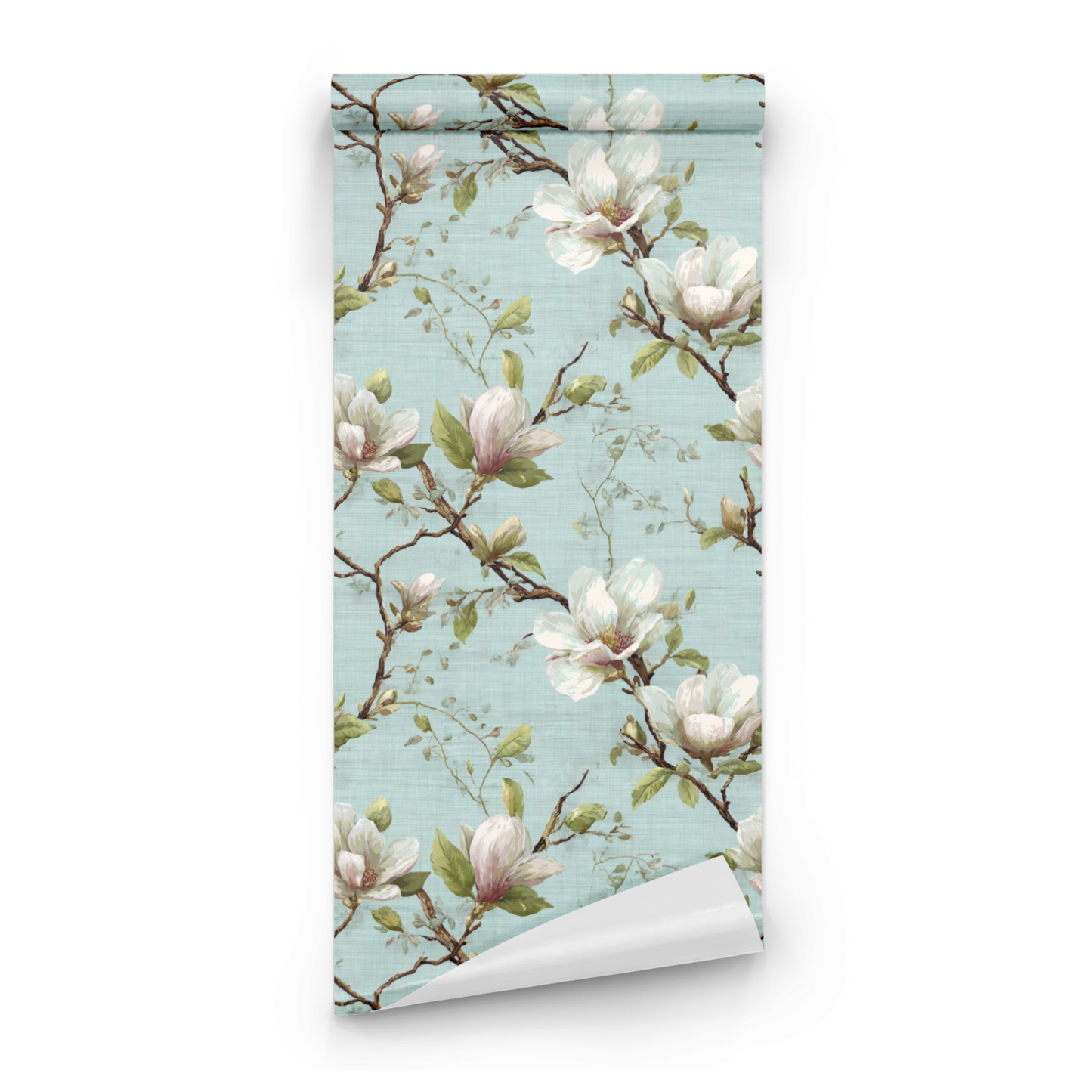 Aqua Blossom Wallpaper