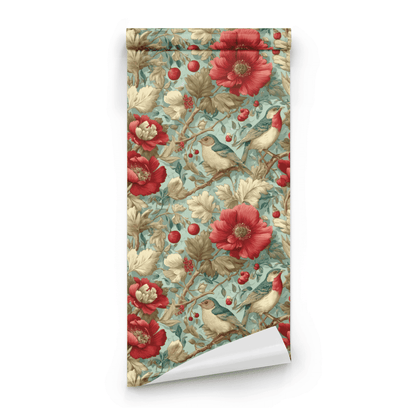 Burgundy Bloom Wallpaper