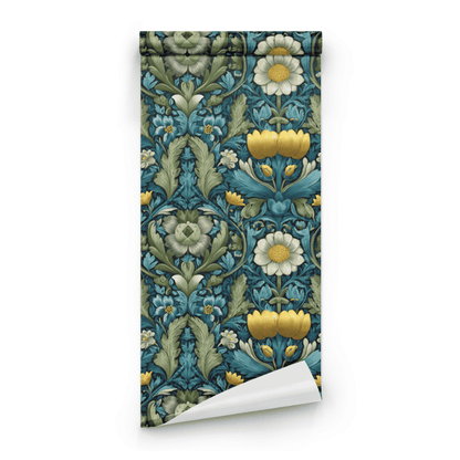 Teal Anemone Wallpaper