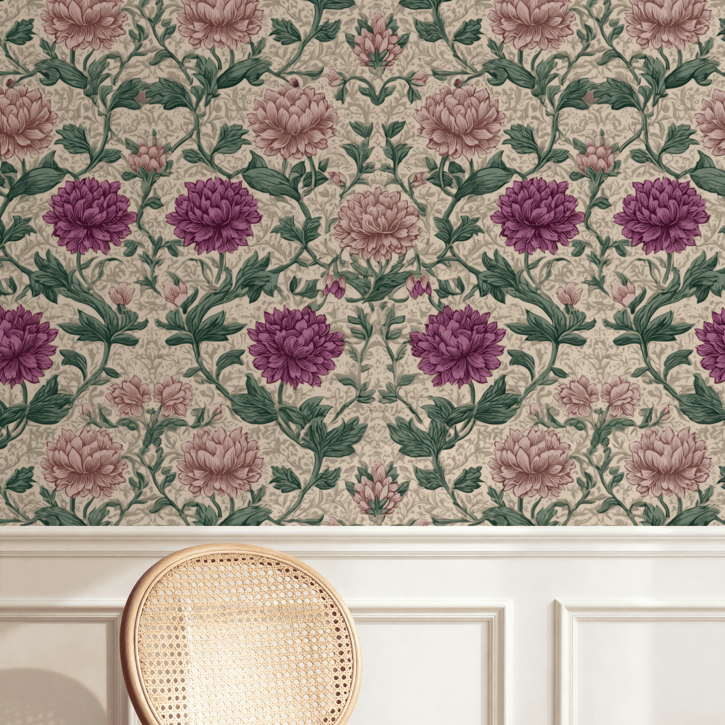 Amethyst Pompon Wallpaper