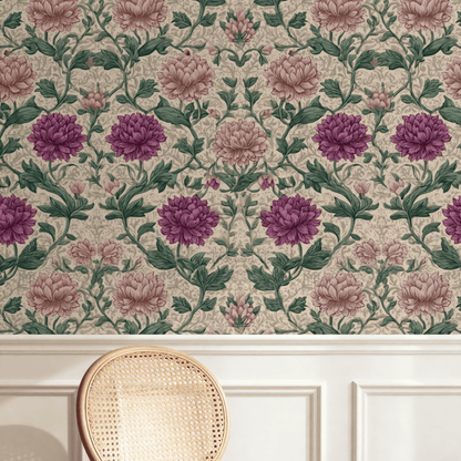 Amethyst Pompon Wallpaper