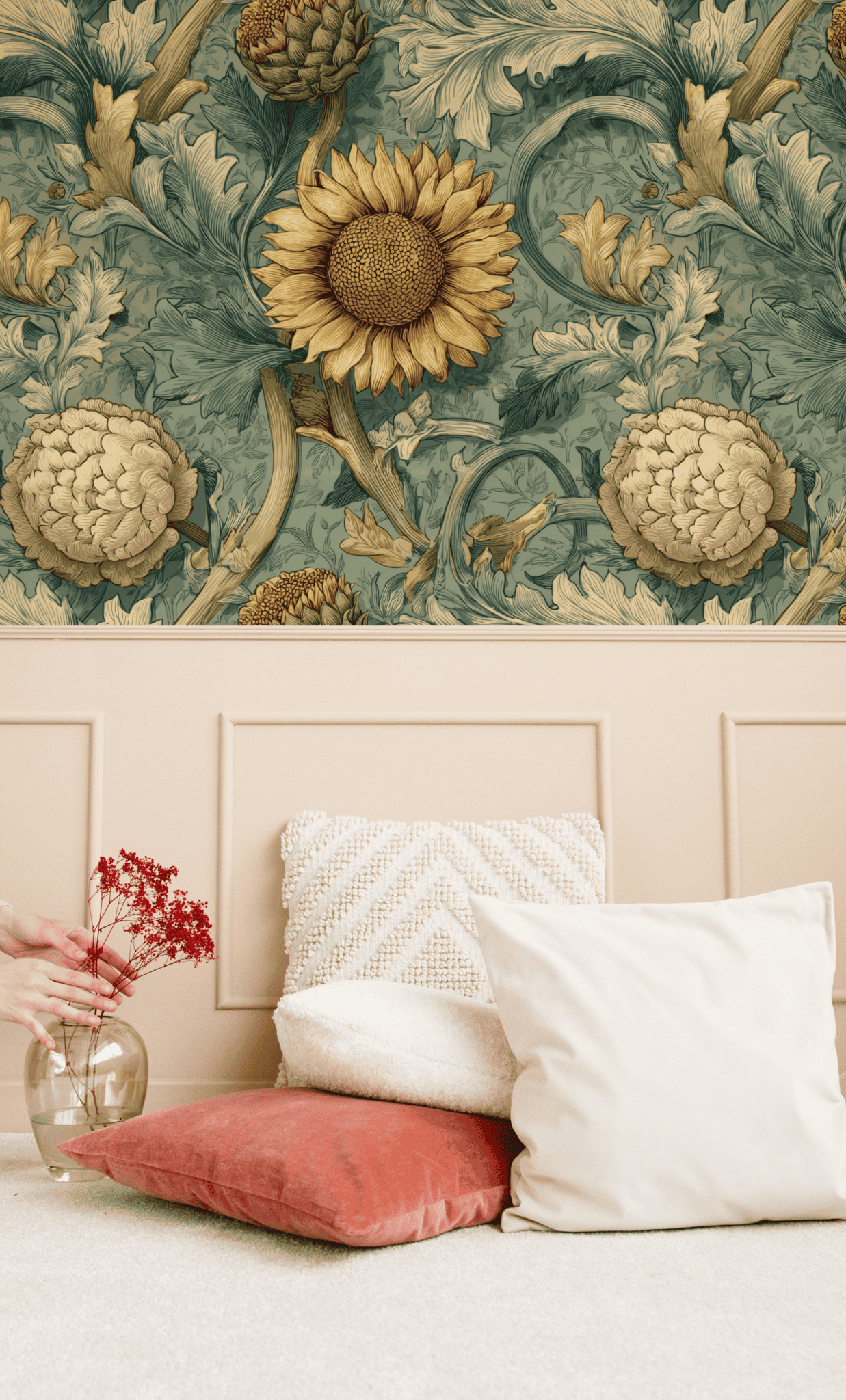 Harvest Flora Wallpaper