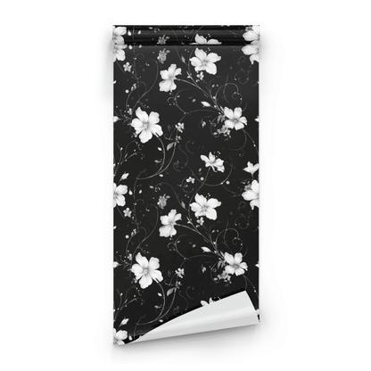 Monochrome Blossom Wallpaper