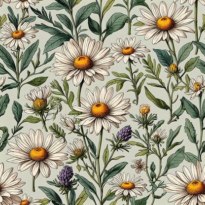 Rustic Brushstroke Ikat Wallpaper