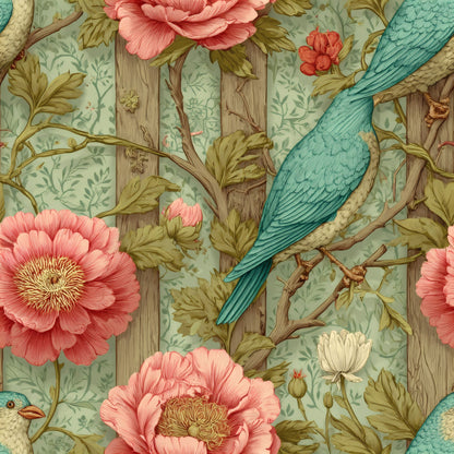 Cerulean Canopy Wallpaper