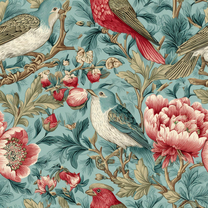 Pastel Songbird Wallpaper