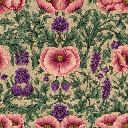 Rosy Clover Wallpaper