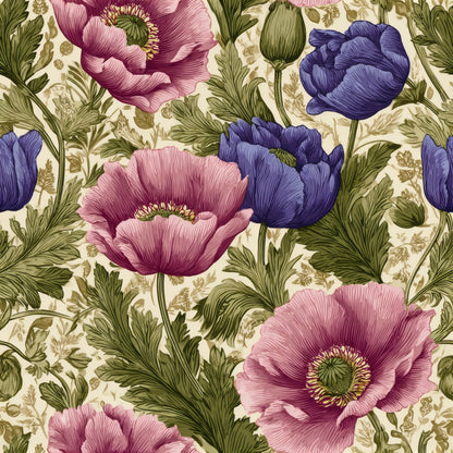 Purple Tapestry Wallpaper