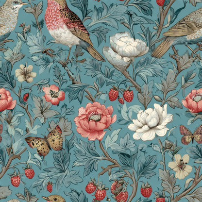 Vintage Songbird Wallpaper
