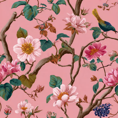 Roseate Branch Wallpaper