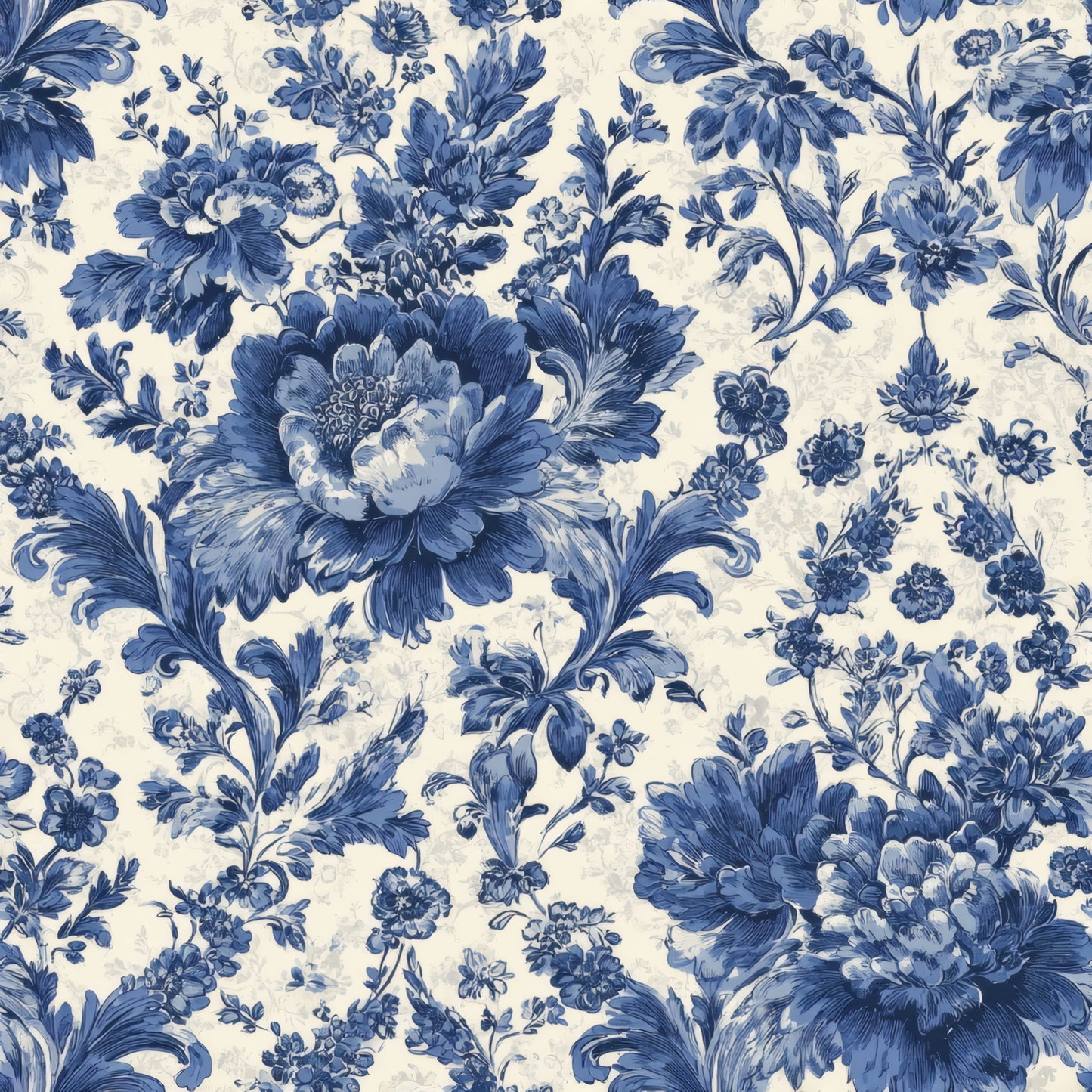 Cerulean Filigree Wallpaper