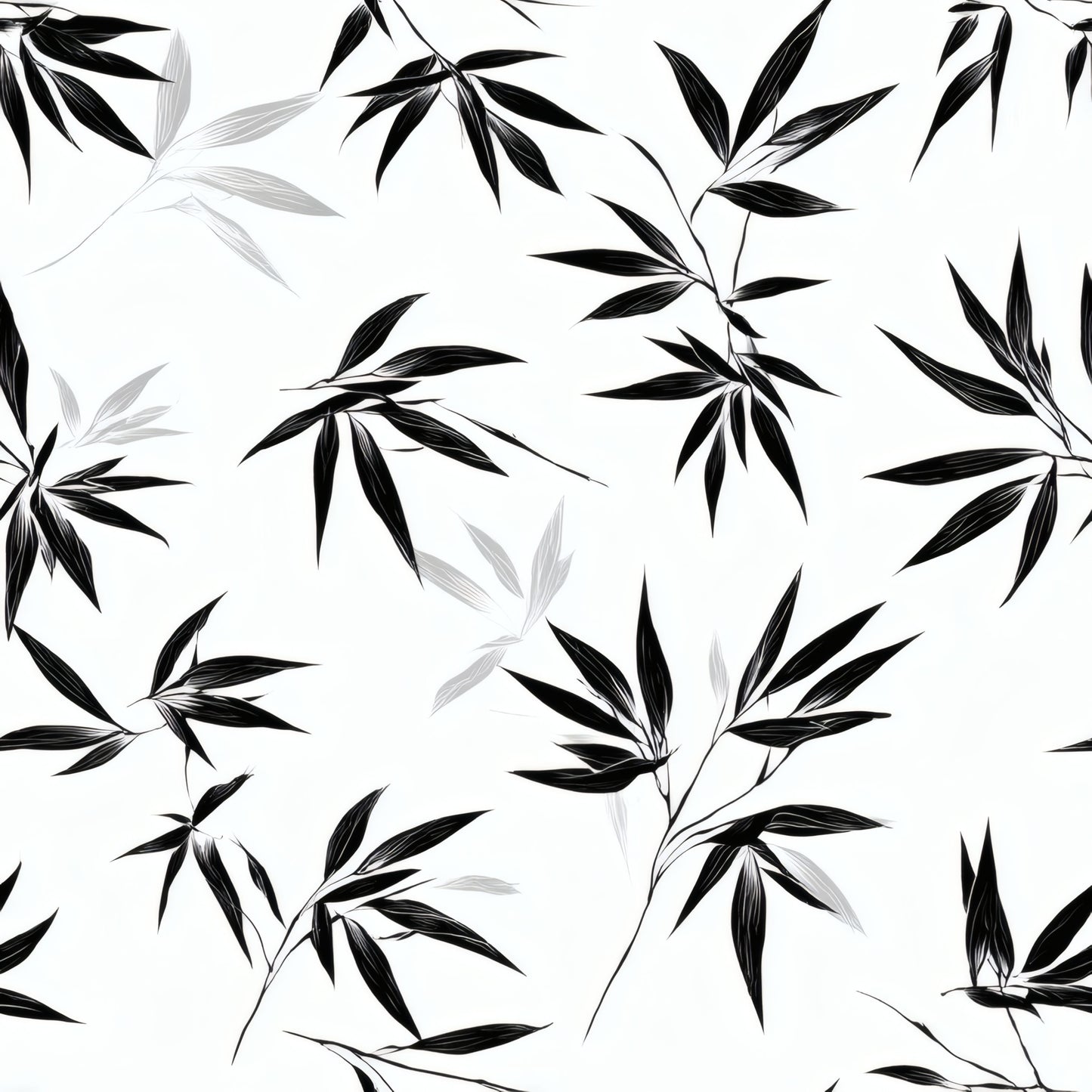 Ink Fronds Wallpaper