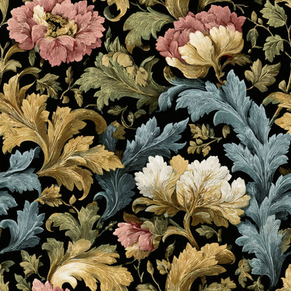 Gilded Acanthus Wallpaper