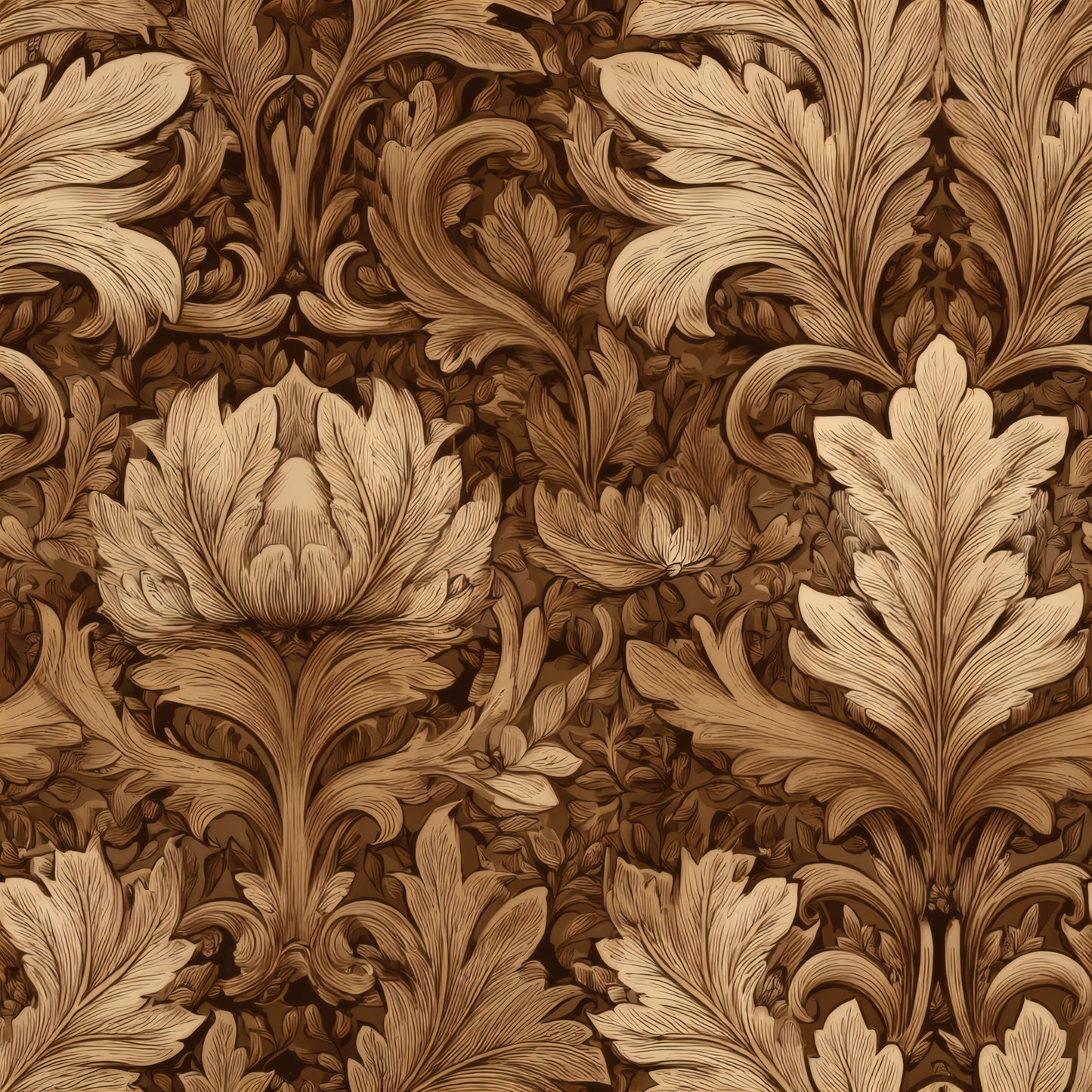 Gothic Fern Wallpaper