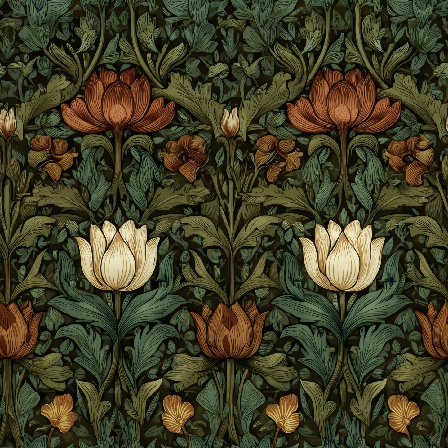 Gothic Lotus Wallpaper