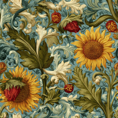 Gothic Poppy Wallpaper