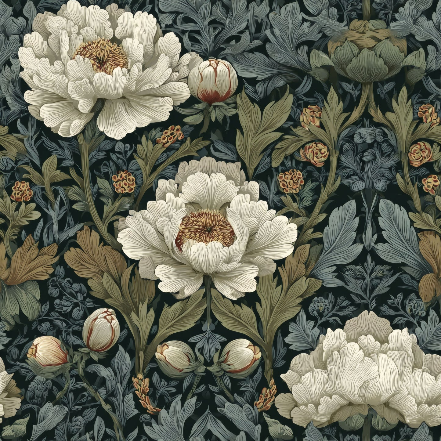 Gothic Ivory Wallpaper