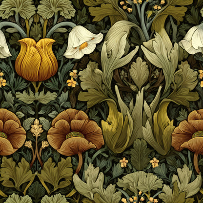 Gothic Petals Wallpaper