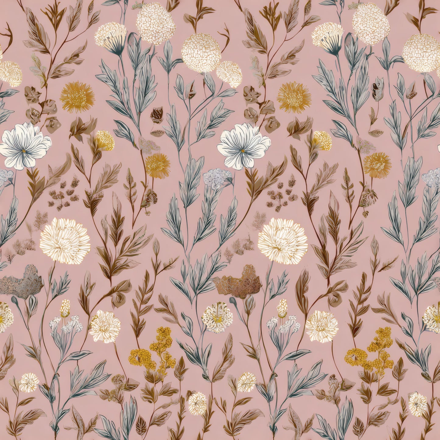 Ethereal Foliage Wallpaper