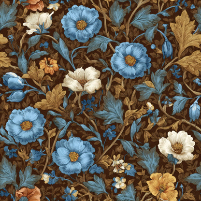 Azure Thistle Wallpaper